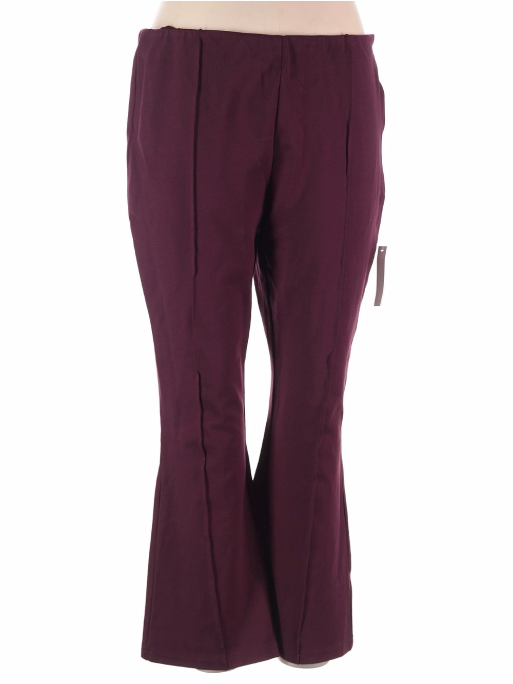 Lisa Says Gah Plum Flare Pants